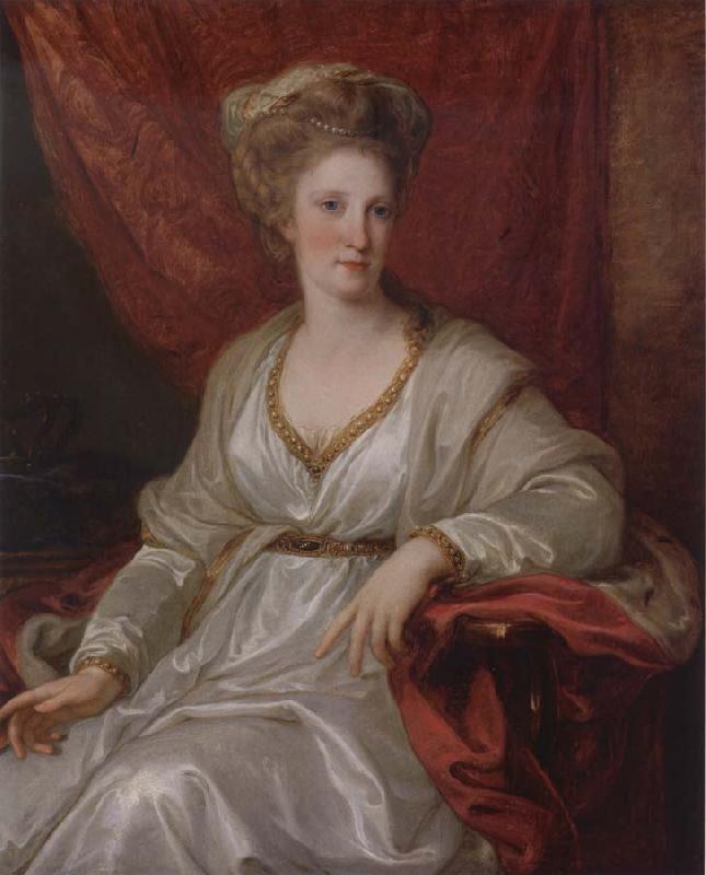 Angelica Kauffmann Bildnis Maria Karoline von Osterreich,konigin von Neapel